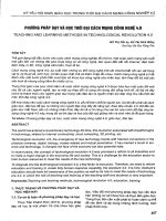 Phương pháp dạy và học thời đại cách mạng công nghệ 4.0