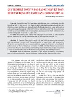 Quy trình kế toán và đào tạo cử nhân kế toán dưới tác động của cách mạng công nghiệp 4.0