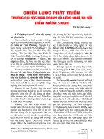 Chiến lược phát triển trường Đại học Kinh doanh và Công nghệ Hà Nội đến năm 2030