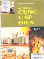 Giáo trình Hệ thống cung cấp điện (Tập 1): Phần 1