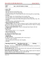 Giáo án vật lí 8 PTNL 5 hoạt động mới nhất 