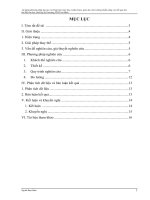 NCKHSPUD MÔN HÓA 9:Sử dụng phương pháp dạy học tích hợp liên môn  Hóa, Lí, Địa lí, Họa  giáo dục môi trường nhằm nâng cao kết quả học bài Sắt cho học sinh lớp 9A3 trường THCS An Bình
