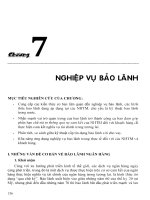 Giáo trình Nghiệp vụ ngân hàng thương mại: Phần 2