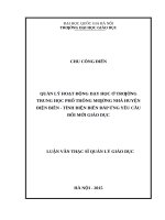 Quản lý hoạt động dạy học ở trường trung học phổ thông mường nhà huyện điện biên   tỉnh điện biên đáp ứng yêu cầu đổi mới giáo dục 