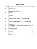 skkn tiếng anh thpt SOME WAYS TO IMPROVE SPEAKING SKILLS OF GRADE 10 STUDENTS AT  HIGH SCHOOL (năm 2020) 