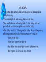 Bài giảng dinh dưỡng đại học bách khoa hà nội 2020