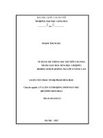 Sử dụng hệ thống bài tập tiếp cận pisa trong dạy học hóa học chương hidrocacbon không no lớp 11 nâng cao 