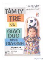 Nghiên cứu tâm lý trẻ em và giáo dục trong gia đình: Phần 1