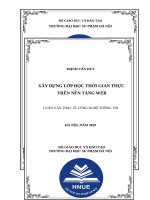 Xây dựng lớp học thời gian thực trên nền tảng Web