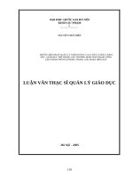 Những biện pháp nhằm nâng cao chất lượng chăm sóc   giáo dục trẻ trong các trường mầm non ngoài công lập thành phố hải phòng trong giai đoạn hiện nay   