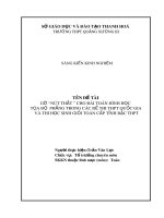 SKKN: Gỡ nút thắt cho các bài toán hình học tọa độ phẳng trong các đề thi THPT Quốc gia và thi HSG môn Toán cấp Tỉnh bậc THPT