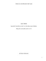 Giáo trình Đạo đức người lái xe và văn hóa giao thông - Tổng cục đường bộ Việt Nam