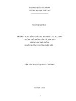 Quản lý hoạt động giáo dục đạo đức cho học sinh trường phổ thông dân tộc nội trú   trung học phổ thông huyện mường chà tỉnh điện biên 