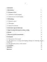 skkn tiếng anh thpt THE EFFECT OF USING MIND MAPPING TECHNIQUE ON ENHANCING HIGH SCHOOL STUDENTS’ READING SKILLS (năm 2020) 