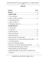 Một số biện pháp quản lý, chỉ đạo nâng cao chất lượng chăm sóc, nuôi dưỡng trẻ ở trường Mầm non EaTung