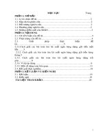 Một số phương pháp sử dụng hàm số mũ và hàm số gôgarit để nâng cao hiệu quả giải các bài toán thực tế trong chương trình THPT