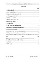 Một số biện pháp giáo dục ý thức bảo vệ môi trường cho học sinh trường TH Krông Ana thông qua các hoạt động của Đội TNTP Hồ Chí Minh