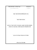 Quản lý nhà nước về thi đua   khen thưởng trong lĩnh vực giáo dục trên địa bàn tỉnh phú yên 