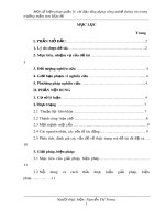 Một số biện pháp quản lý, chỉ đạo ứng dụng công nghệ thông tin trong trường mầm non Họa Mi