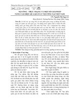 Nợ công - thực trạng và một số giải pháp nâng cao hiệu quả quản lý nợ công tại Việt Nam