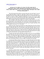 Đánh giá tác động của việc tổ chức hội thi xã, thôn/bản nông thôn mới đẹp năm 2018 đến xây dựng xã nông thôn mới nâng cao và xã nông thôn mới kiểu mẫu trên địa bàn tỉnh Nghệ An