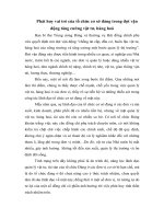 Phát huy vai trò của tổ chức cơ sở đảng trong đợt vận động tăng cường vật tư, hàng hóa