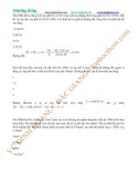 Bài giảng Chuyên đề Vật lý 10 - Chương 6: Chủ đề 1 (Bài tập)