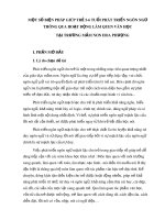 Một số biện pháp giúp trẻ 5- 6 tuổi phát triển ngôn ngữ thông qua môn làm quen văn học tại trường mầm non Hoa Phượng