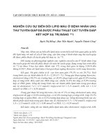 Nghiên cứu sự biến đổi lipid máu ở bệnh nhân ung thư tuyến giáp đã được phẫu thuật cắt tuyến giáp kết hợp xạ trị bằng 131I