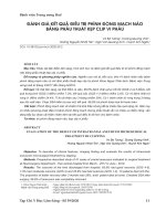 Đánh giá kết quả điều trị phình động mạch não bằng phẫu thuật kẹp clip vi phẫu