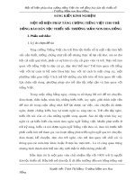 Một số biện pháp tăng cường tiếng Việt cho trẻ đồng bào dân tộc thiểu số - Trường Mầm non Hoa Hồng