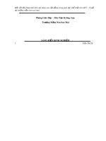 Một số biện pháp tính tích cực nâng cao vận động trong giáo dục thể chất cho trẻ 5 – 6 tuổi tại trường mầm non Sao Mai