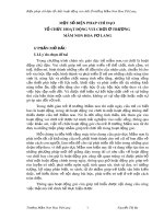 Biện pháp chỉ đạo tổ chức hoạt động vui chơi ở trường Mầm Non Hoa Pơ Lang