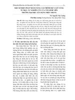 Một số biện pháp nhằm nâng cao trình độ và kỹ năng tự học, tự nghiên cứu của tân sinh viên trường Đại học Xây dựng miền Trung