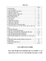 Một số biện pháp phối hợp giữa nhà trường và gia đình trong công tác duy trì sĩ số học sinh lớp 5 - 6 tuổi