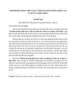 Tóm tắt đồ án tốt nghiệp ngành Công nghệ Kỹ thuật cơ điện tử: Mô hình hệ thống phân loại và đếm sản phẩm theo chiều cao sử dụng vi điều khiển