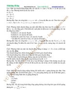 Bài giảng Chuyên đề Vật lý 10 - Chương 1: Chủ đề 1 (Bài tập)