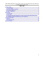 Hiệu trưởng phát huy tính tự chủ, sáng tạo trong sinh hoạt tổ chuyên môn nhằm nâng cao hiệu quả công tác dạy và học