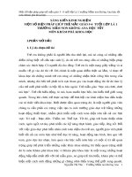 Một số biện pháp giúp trẻ mẫu giáo 5 - 6 tuổi lớp Lá 1 trường Mầm non Krông Ana học tốt môn Khám phá khoa học