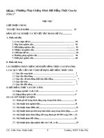 Phương pháp chứng minh Bất đẳng thức Cauchy (Côsi)