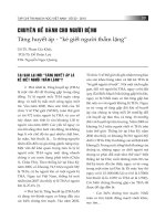 Chuyên đề dành cho người bệnh: Tăng huyết áp - “kẻ giết người thầm lặng”