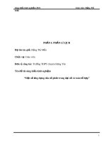 Một số ứng dụng của số phức trong đại số và toán tổ hợp