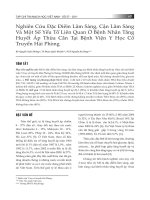 Nghiên cứu đặc điểm lâm sàng, cận lâm sàng và một số yếu tố liên quan ở bệnh nhân tăng huyết áp thừa cân tại Bệnh viện Y học cổ truyền Hải Phòng