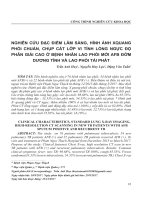 Nghiên cứu đặc điểm lâm sàng, hình ảnh X quang phổi chuẩn, chụp cắt lớp vi tính lồng ngực độ phân giải cao ở bệnh nhân lao phổi mới AFB đờm dương tính và lao phổi tái phát