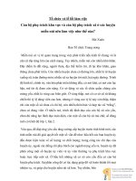 Tổ chức và lề lối làm việc Cán bộ phụ trách khu vực và cán bộ phụ trách xã ở các huyện miền núi nên làm việc như thế nào