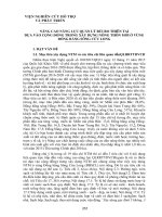 Nâng cao năng lực quản lý rủi ro thiên tai dựa vào cộng đồng trong xây dựng nông thôn mới ở vùng đồng bằng Sông Cửu Long