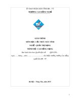 Giáo trình Cấu trúc máy tính - Nghề: Quản trị mạng - CĐ Kỹ Thuật Công Nghệ Bà Rịa-Vũng Tàu