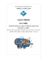 Giáo trình Máy điện - Nghề: Kỹ thuật máy lạnh và điều hòa không khí (Cao đẳng) - CĐ Kỹ Thuật Công Nghệ Bà Rịa-Vũng Tàu