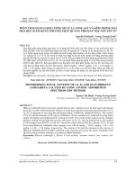 Phân tích hàm lượng tổng số của canxi, sắt và kẽm trong đài hoa bụp giấm bằng phương pháp quang phổ hấp thụ nguyên tử