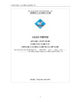Giáo trình Cơ kỹ thuật - Nghề: Công nghệ ô tô - CĐ Kỹ Thuật Công Nghệ Bà Rịa-Vũng Tàu